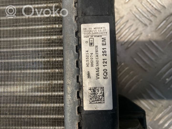 Seat Leon (5F) Coolant radiator 5Q0121251EM