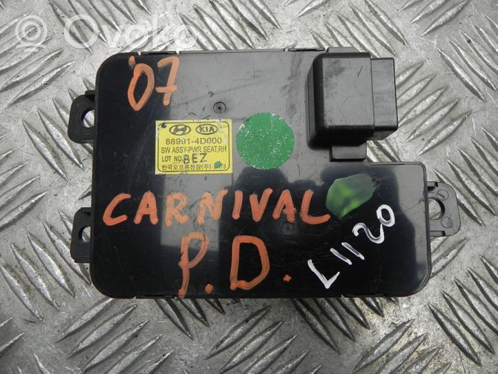 KIA Carnival Seat control switch 889914D000