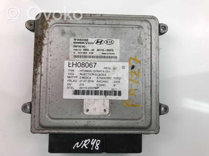 Hyundai Sonata Calculateur moteur ECU 3911025070