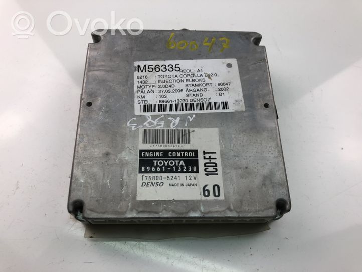 Toyota Corolla E120 E130 Calculateur moteur ECU 8966113230