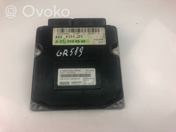 Mercedes-Benz CLK A209 C209 Calculateur moteur ECU A2711532391