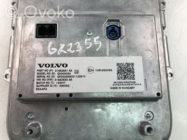 Volvo XC90 Monitor / wyświetlacz / ekran 31682851AA