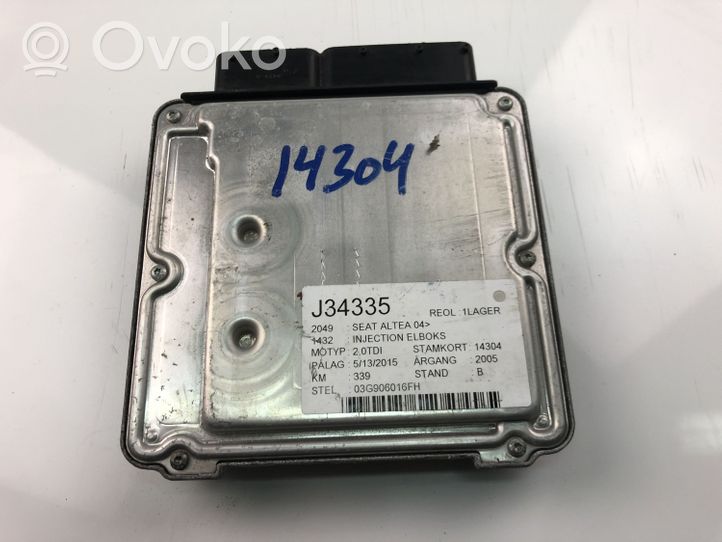 Seat Altea Sterownik / Moduł ECU 03G906016FH