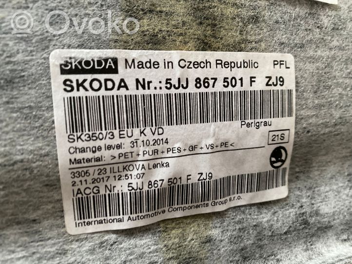 Skoda Fabia Mk3 (NJ) Kattoverhoilu 5JJ867501F