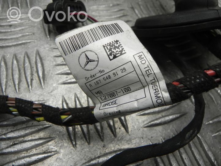 Mercedes-Benz GLE W167 Front door wiring loom A1675409129