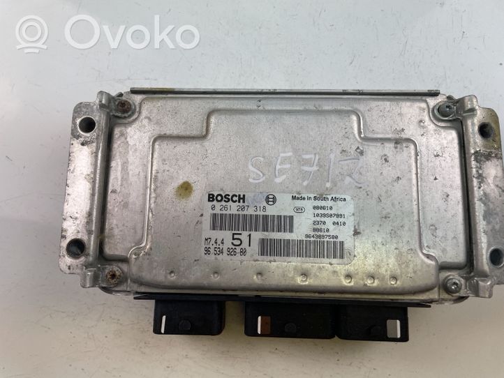 Citroen C3 Sterownik / Moduł ECU 9653492680