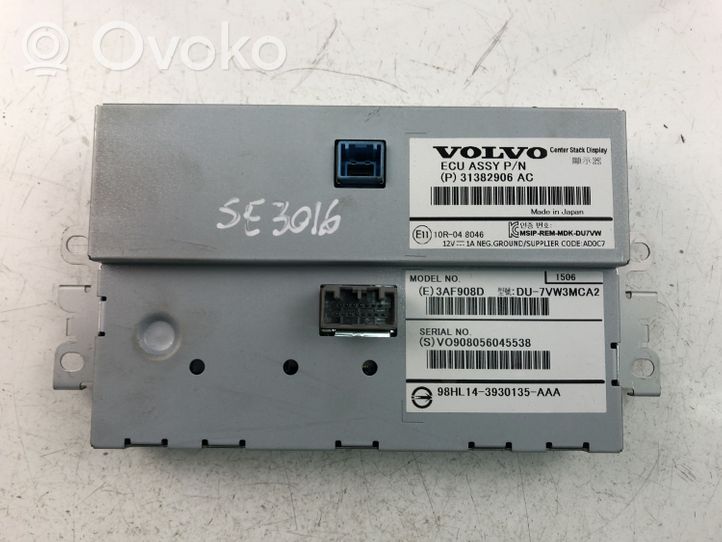 Volvo XC70 Monitor / wyświetlacz / ekran 31382906AC