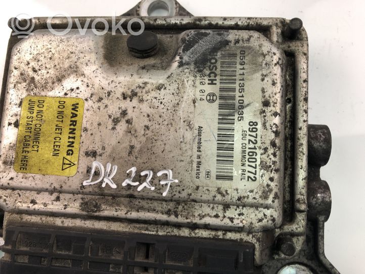 Chevrolet Silverado Engine control unit/module 8972160772