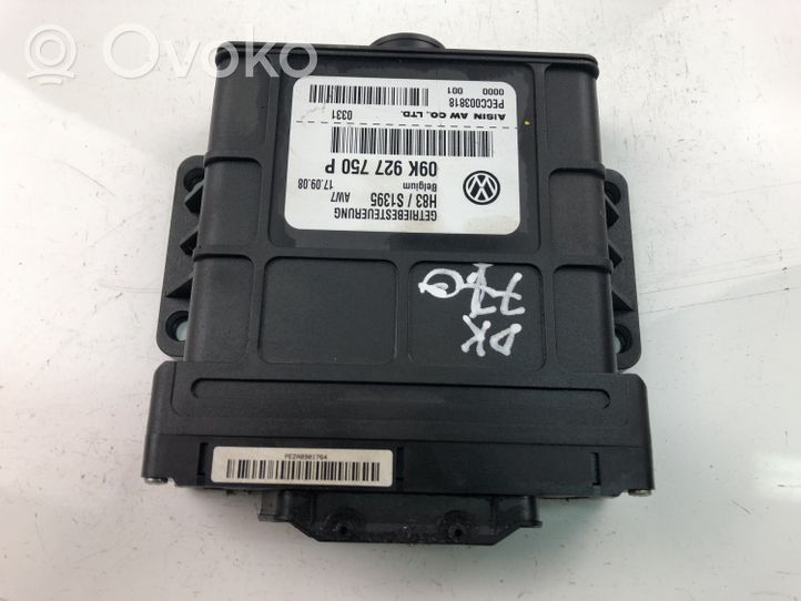 Volkswagen Transporter - Caravelle T5 Module de contrôle de boîte de vitesses ECU 09K927750P