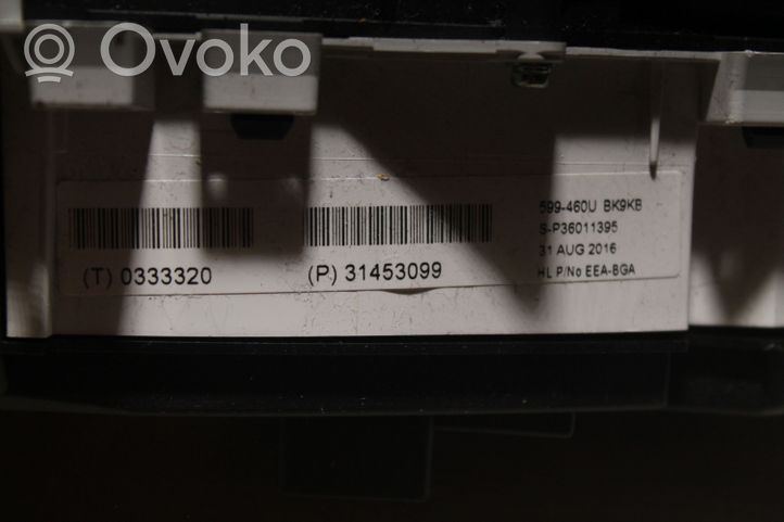 Volvo S60 Compteur de vitesse tableau de bord 31453099
