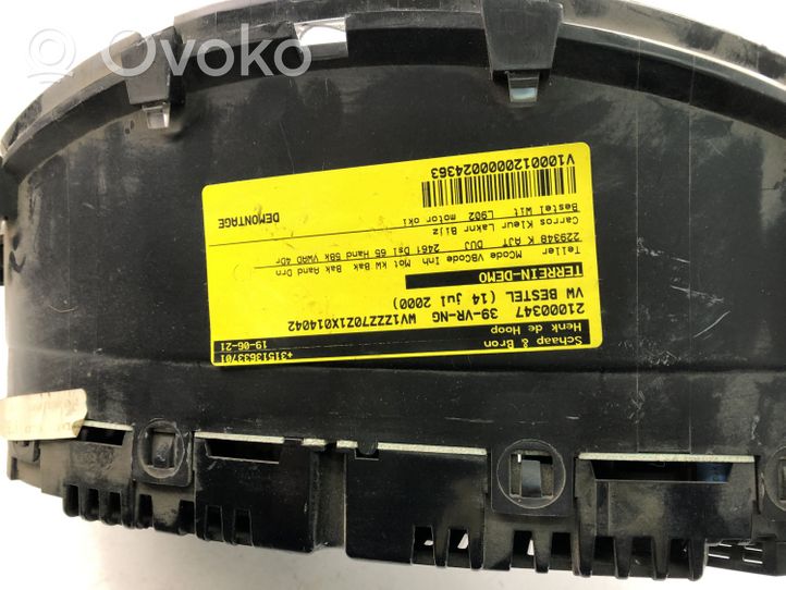 Volkswagen New Beetle Tachimetro (quadro strumenti) 7D0920803B