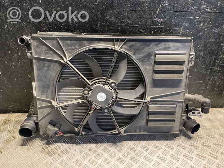 Volkswagen Touran II Радиатор охлаждающей жидкости 1K0959455FB