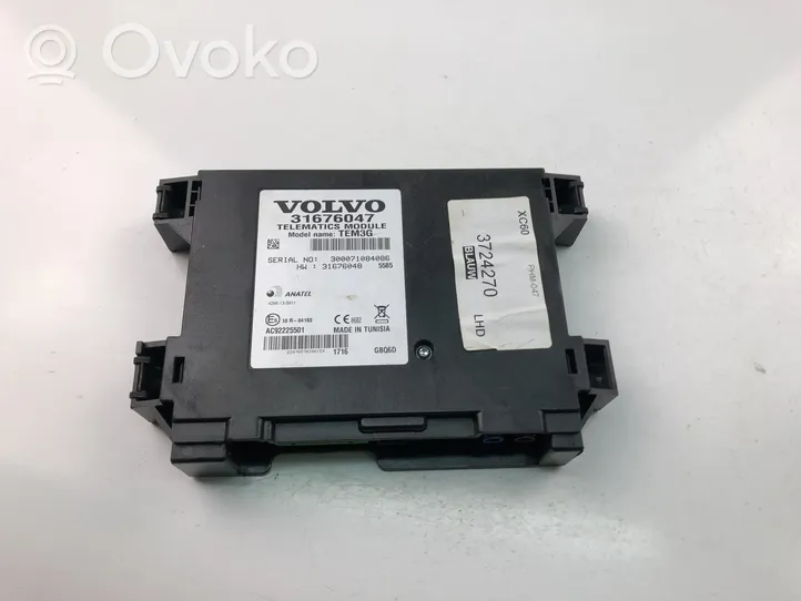 Volvo V60 Other control units/modules 31676047