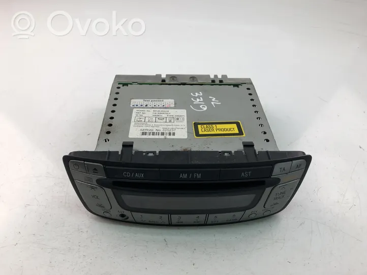 Toyota Aygo AB10 Panel / Radioodtwarzacz CD/DVD/GPS 861200H010