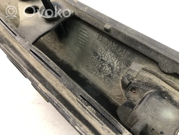 Volvo V50 Uchwyt / Rączka zewnętrzna otwierania klapy tylnej / bagażnika 30753026