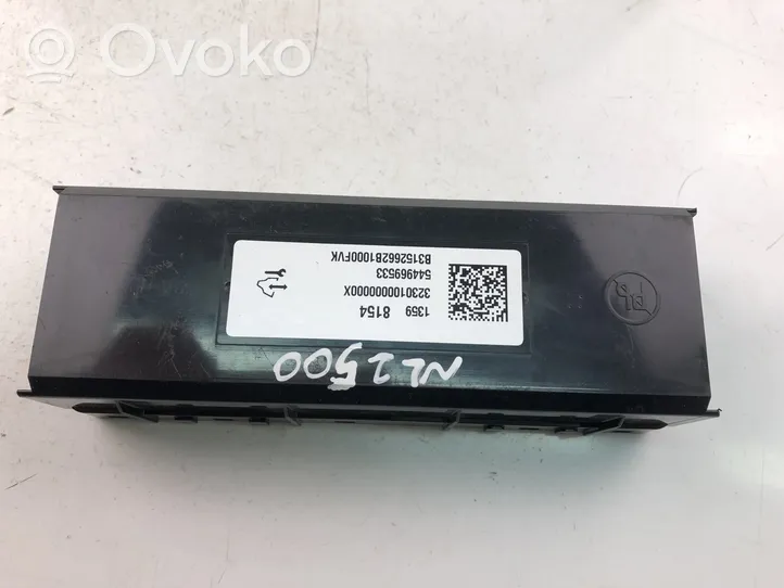 Opel Astra K Climate control unit 13598154