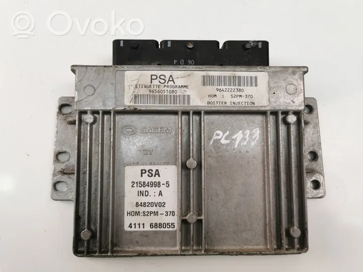 Citroen C3 Sterownik / Moduł ECU 9656051080