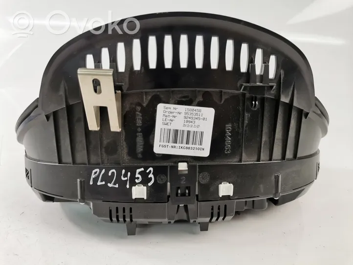 BMW 5 F10 F11 Tachimetro (quadro strumenti) 9249345