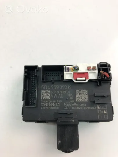 Audi A1 Durų elektronikos valdymo blokas 5Q4959393K