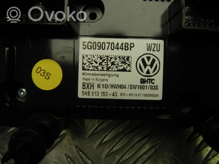 Volkswagen Golf VII Ilmastoinnin ohjainlaite 5G0907044BP