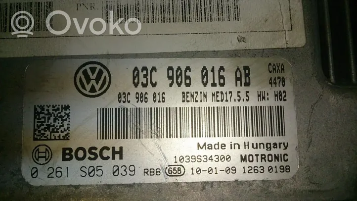 Volkswagen Eos Calculateur moteur ECU 03C906016AB