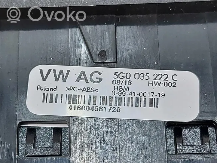 Volkswagen Golf VII USB valdymo blokas 5G0035222C