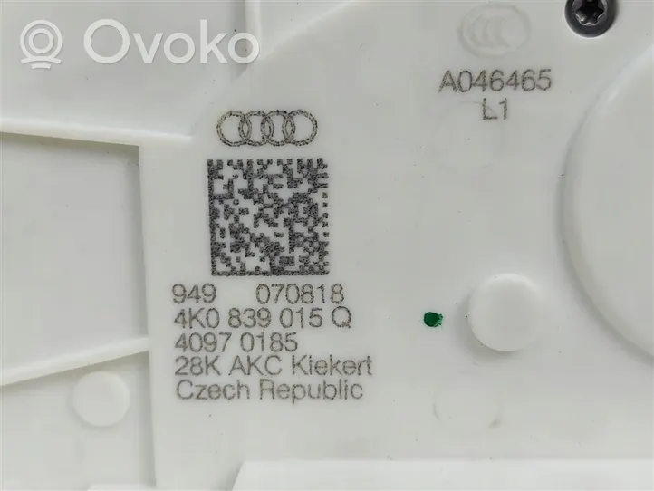Audi Q8 Aizmugurē slēdzene 4K0839015Q