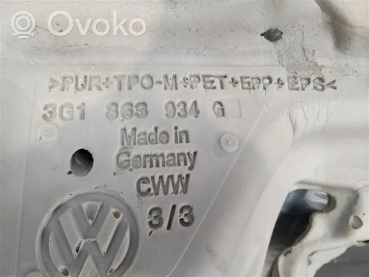 Volkswagen Arteon Переборка моторного отсека 3G1863934G