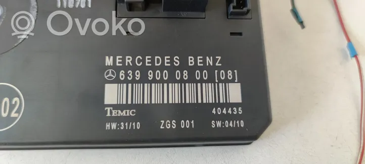 Mercedes-Benz Vito Viano W639 Modulo fusibile A6395450801