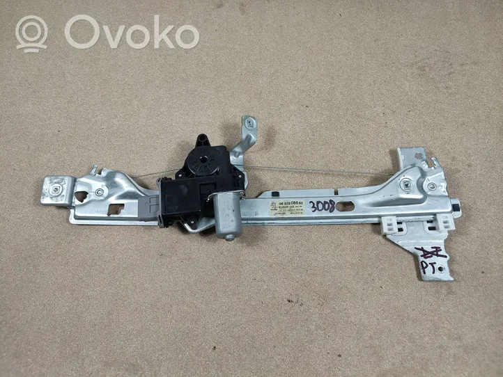 Peugeot 3008 I Front door window regulator with motor 9682808680