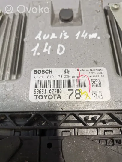 Toyota Auris E180 Calculateur moteur ECU 896610Z780