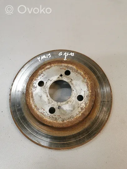 Toyota Yaris Rear brake disc 