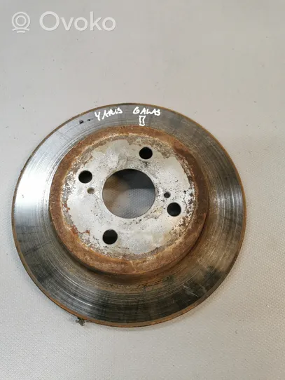 Toyota Yaris Rear brake disc 