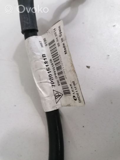 Porsche Cayenne (92A) Câble négatif masse batterie 7P0915181B