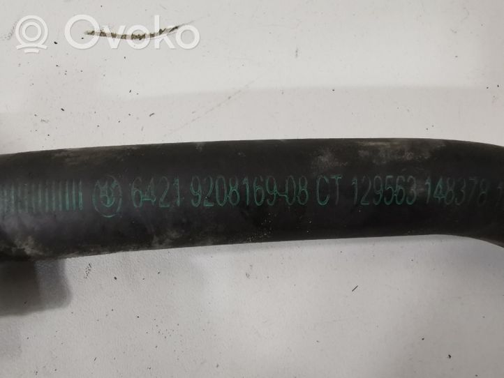 BMW 3 F30 F35 F31 Engine coolant pipe/hose 9208169