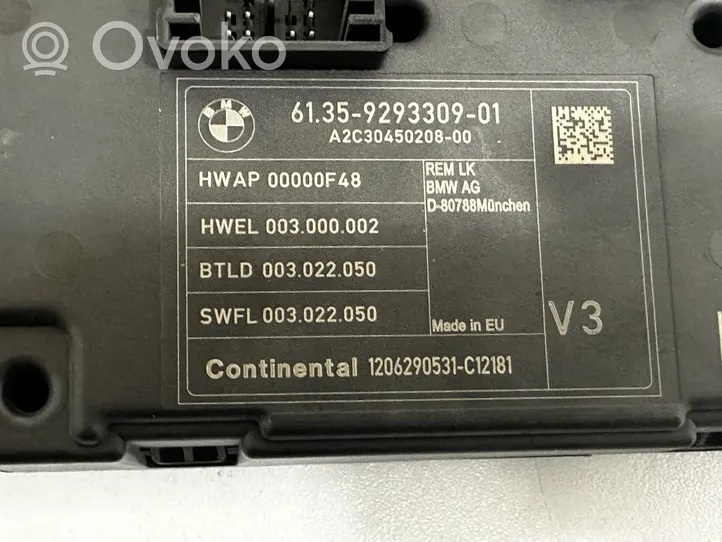 BMW 3 F30 F35 F31 Modulo di controllo del corpo centrale 9293309