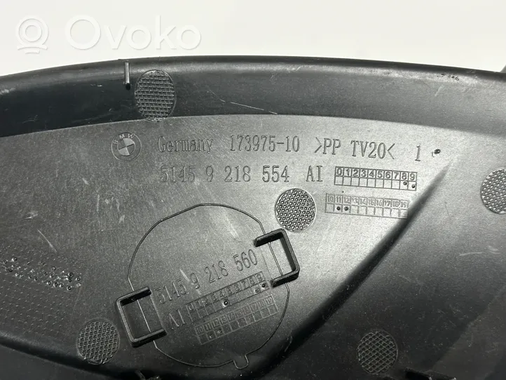 BMW 3 F30 F35 F31 Boczny element deski rozdzielczej 9218554