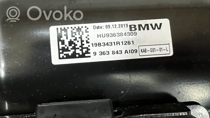 BMW X3 G01 Poduszka powietrzna Airbag chroniąca kolana 9363843