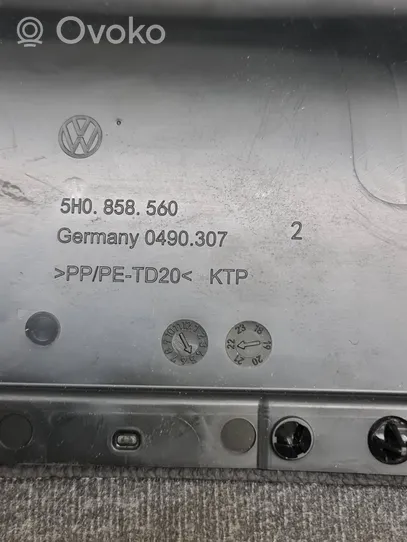 Volkswagen Golf VIII Garniture de colonne de volant 5H0858560