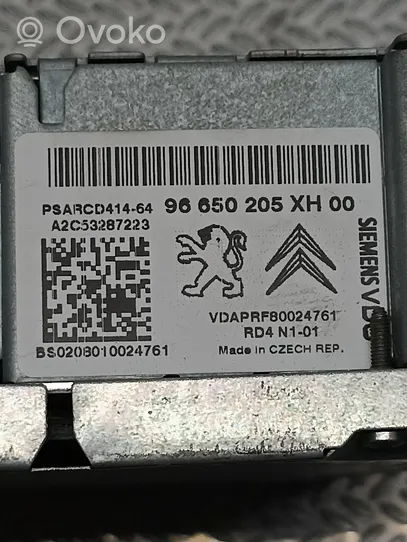 Peugeot 308 Radio/CD/DVD/GPS-pääyksikkö 96650205