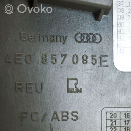 Audi A8 S8 D3 4E Inne części wnętrza samochodu 4E0857085E