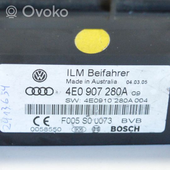 Audi A8 S8 D3 4E Autres dispositifs 4E0907280A