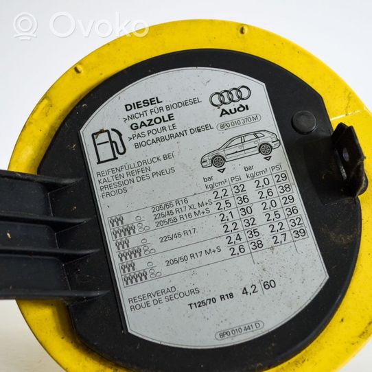 Audi A3 S3 8P Fuel tank cap trim 8P4809999A