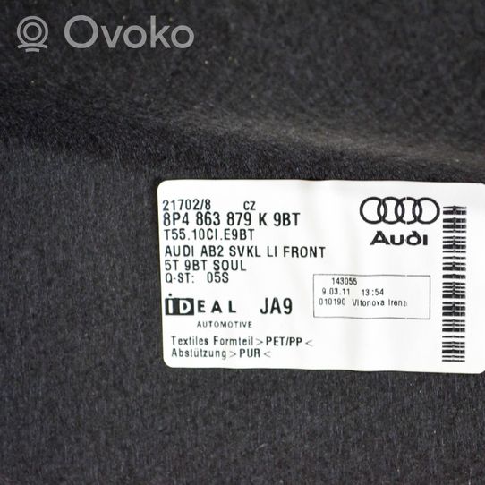 Audi A3 S3 8P Tavaratilan/takakontin alempi sivuverhoilu 8P4863879K