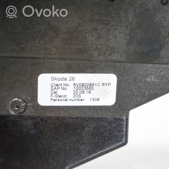 Skoda Fabia Mk3 (NJ) Dysze / Kratki nawiewu deski rozdzielczej 6V0820951C