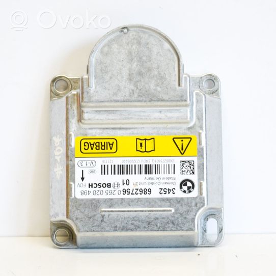 BMW 3 F30 F35 F31 Module de contrôle airbag 6862756