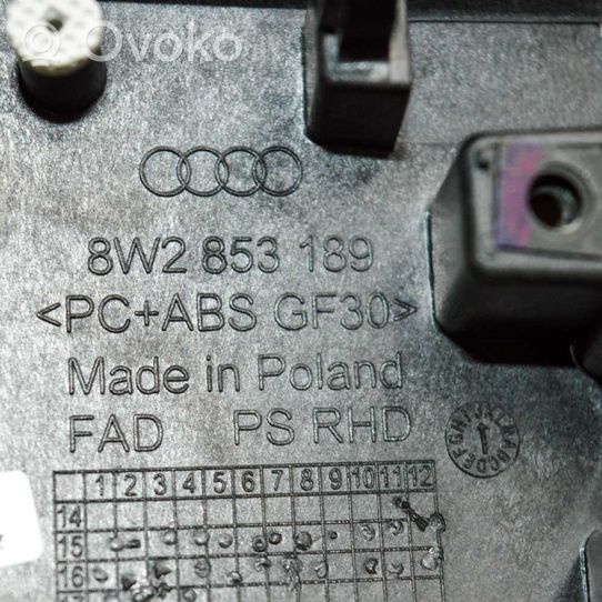 Audi A4 S4 B9 Ramka schowka deski rozdzielczej 8W2853189