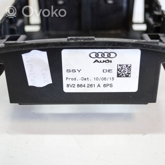 Audi A3 S3 8V Vaihteenvalitsimen kehys verhoilu muovia 8V2864261A