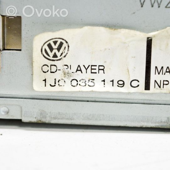 Volkswagen PASSAT B5 Radio/CD/DVD/GPS-pääyksikkö 1J0035119C