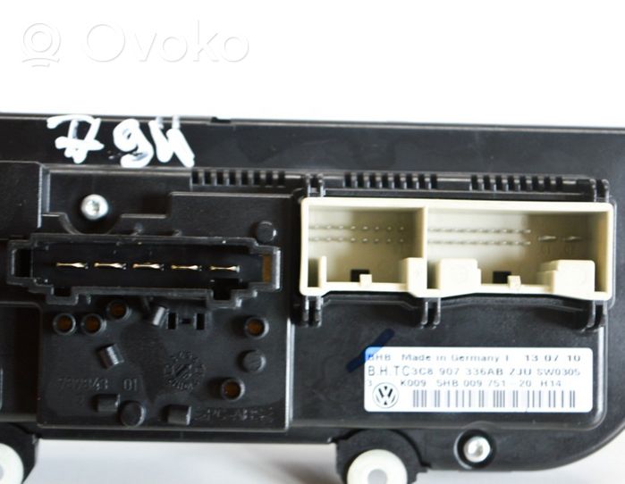 Volkswagen Eos Przełącznik / Włącznik nawiewu dmuchawy 3C8907336AB